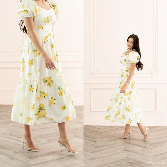 Rachel parcell lemon dress Clearance